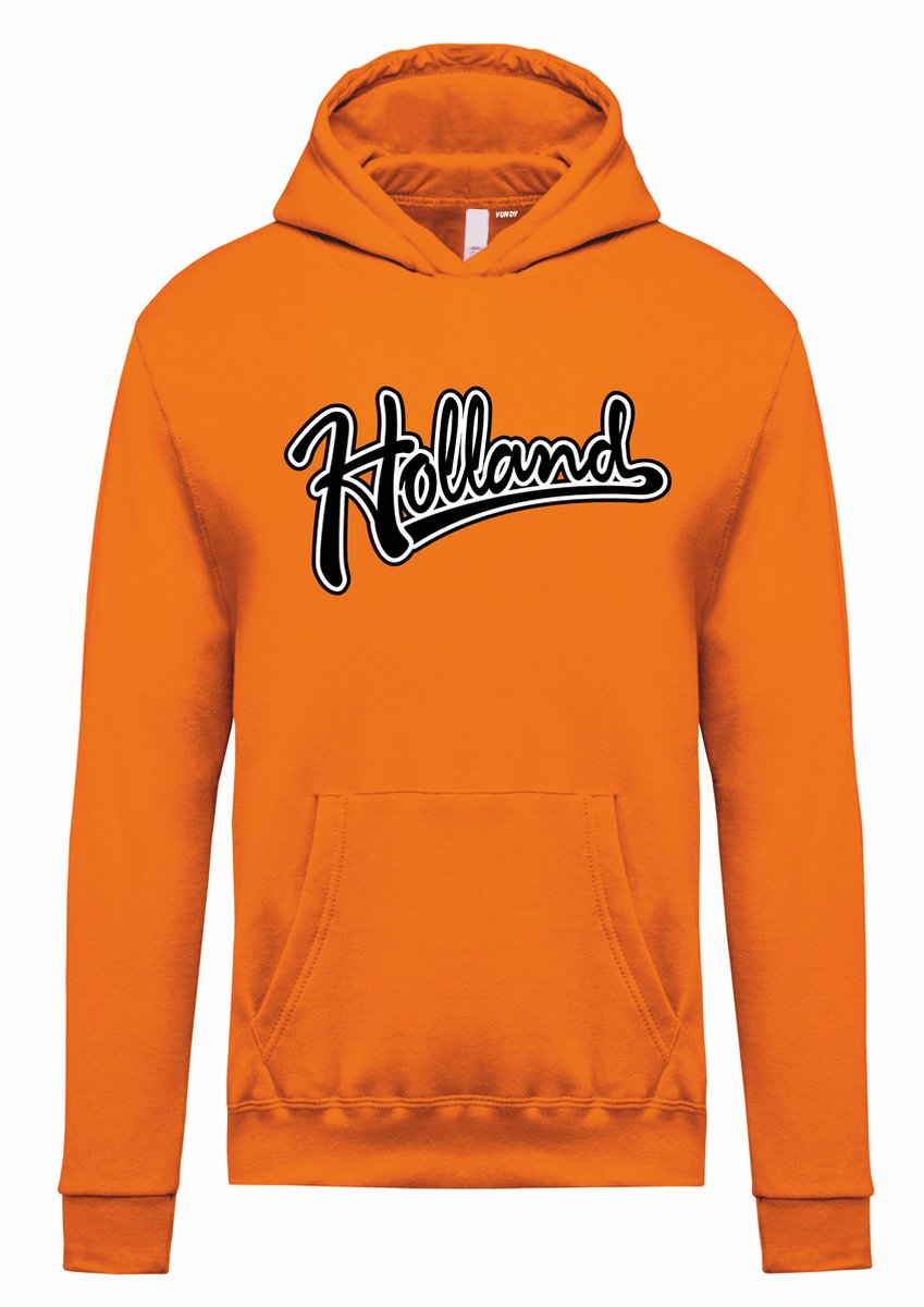 Hoodie Holland Tekst | Koningsdag kleding | oranje shirt | Oranje | maat 3XL